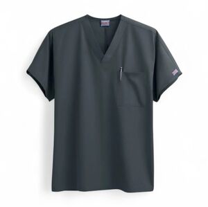 New Cherokee Workwear Unisex V-Neck Scrub Top M Black
